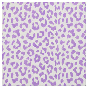 Purple Leopard Print Fabric Zazzle Chic Colorful Purple Cheetah Print Pattern Fabric