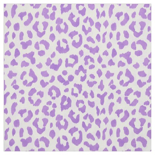Chic colorful purple cheetah print pattern fabric