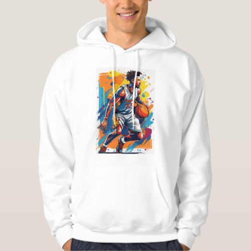 Chic Comfort Elevate Your Style with Printed Hood Hoodie