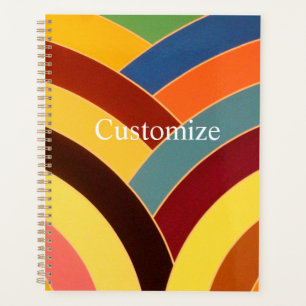 chic contemporary sophisticated chevron planner