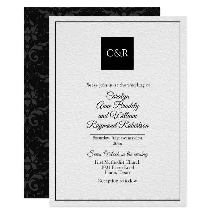contemporary wedding invitations