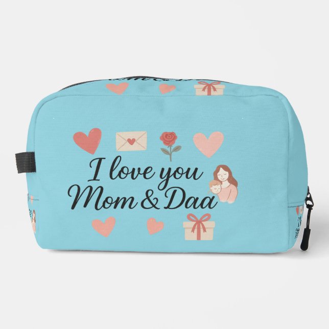 Chic Cosmetic & Toiletry Bag – Stylish Travel Gif (Front)