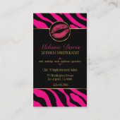 Chic Cosmetology Business Card (Back)