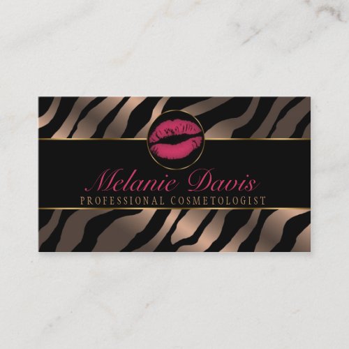 Chic Cosmetology Business Card