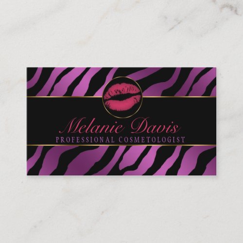 Chic Cosmetology Business Card