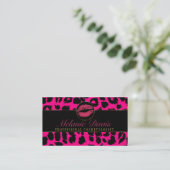 Chic Cosmetology Business Card (Standing Front)