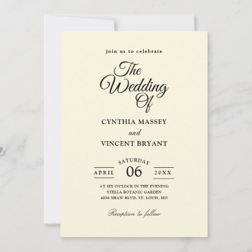 chic country wedding invitations