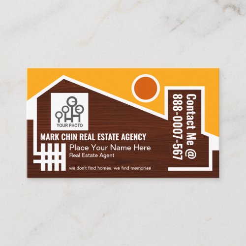 Chic Creative Home Frame Business Card