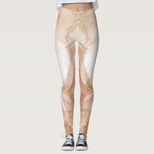 Chic Custom Branded Honeycomb Patterned Leggings