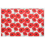 CHIC CUSTOM FABRIC_MOD 01 RED &amp; BLACK POPPIES FABRIC