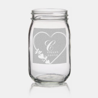 "Chic Custom Mason Jar_Where Style Meets Function" Jar