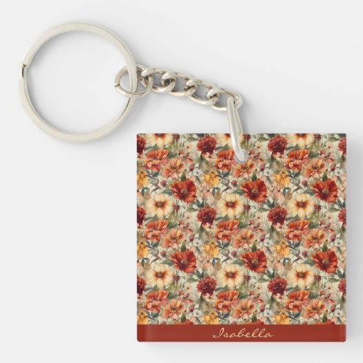 Chic Custom Watercolor Floral Pattern