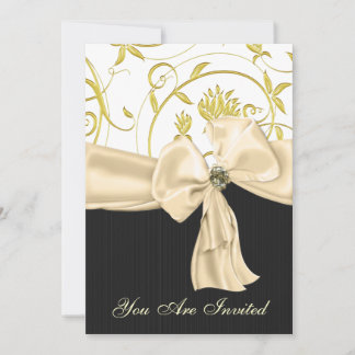 Chic Custom Wedding Rehearsal Dinner Invitation
