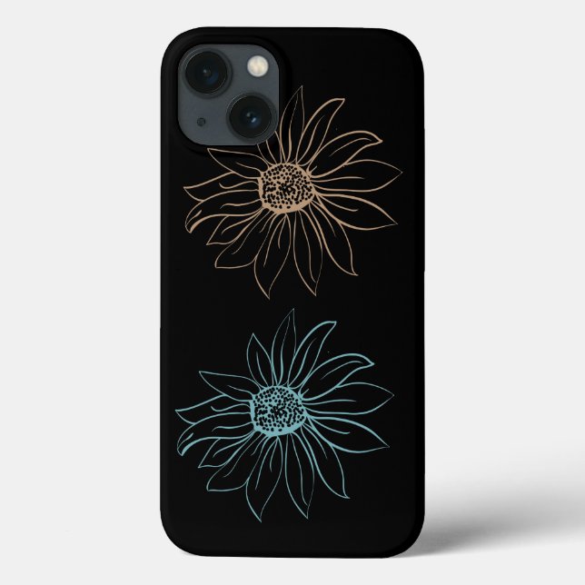 Chic Daisies Case-Mate iPhone Case (Back)