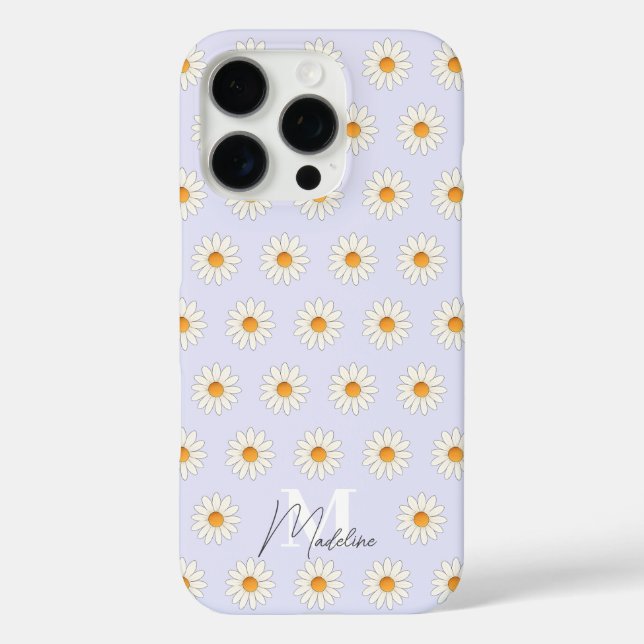 Chic Daisy Floral iPhone & iPad Case – Stylish (Back)