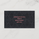 Chic Damask and Cupcake Bakery Business Card