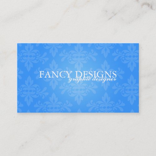 Chic Damask Business Card Template