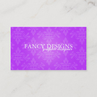 Chic Damask Business Card