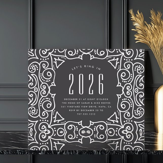 Chic Deco | New Year's Eve Party Invitation (Creator Uploaded)