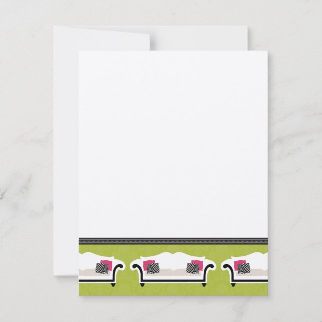 Chic Decor Flat Note Cards (GGs) (Front)
