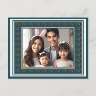Chic Decorative Eggs Colorful Framed Photo Easter