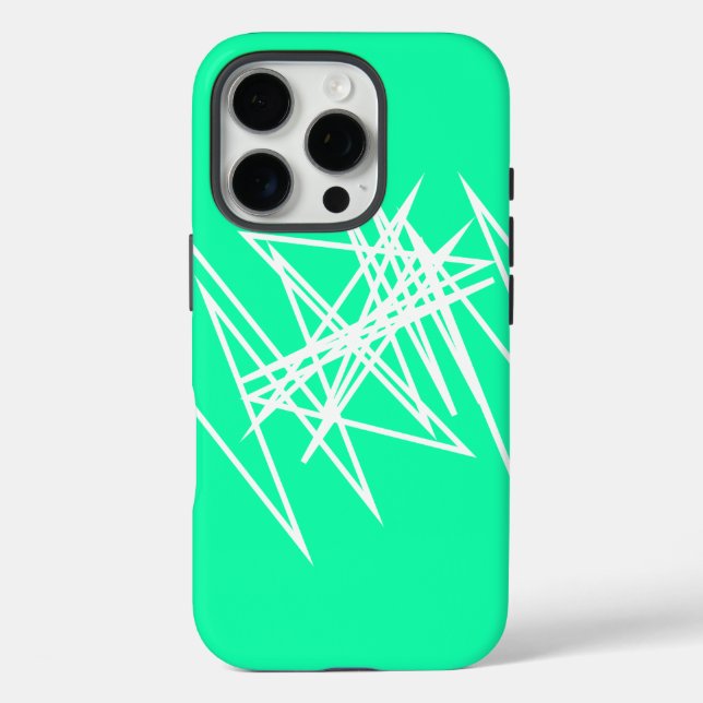 Chic Design on Green  Case-Mate iPhone Case (Back)