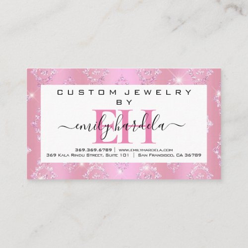 Chic Diamond Custom Jewelry  Business Card