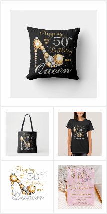 Chic Diamond & High Heel Birthday Party