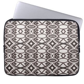 Chic Diamond & Oval Symmetry Laptop Sleeve