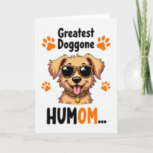 Chic Dog Mothers Day Art Card