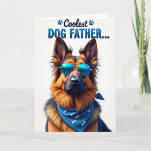 Chic Doggy Fathers Day Card