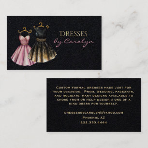 Chic Dress Tailor Business Card