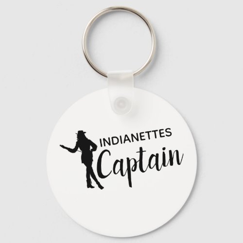 Chic Drill Team Captain Personalized Keychain