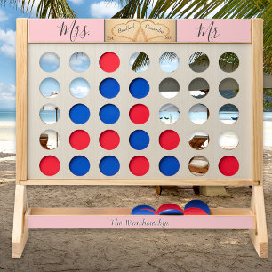 Chic Dusty Blue Wedding 2 Hearts in Sand game Fast Four