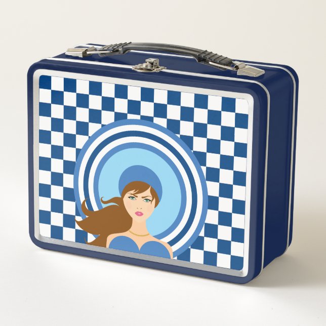 Chic Elegance Cute Metal Lunch Box (Front)