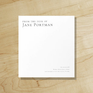 Chic Elegance   Modern   From the Desk of   Notepad