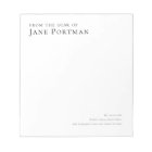 Chic Elegance | Modern | From the Desk of |