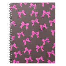 Chic Elegance: Pink Bows on Black