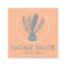 Chic Elegant Botanical Quill Logo Notary Public