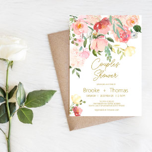 Chic Elegant Couples shower invitation