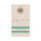 Chic elegant dandelion turquoise stripes