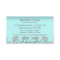 Chic Elegant Floral Swirls Spa Card