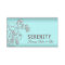 Chic Elegant Floral Swirls Spa Card