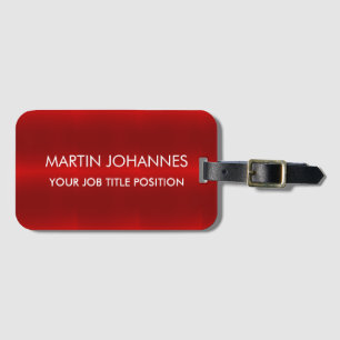 Chic Elegant Plain Stylish Luggage Tag