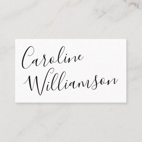 Chic Elegant Script Calligraphy Social Media Icon  Business Card