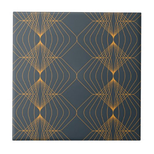 Chic elegant simple geometric graphic pattern ceramic tile