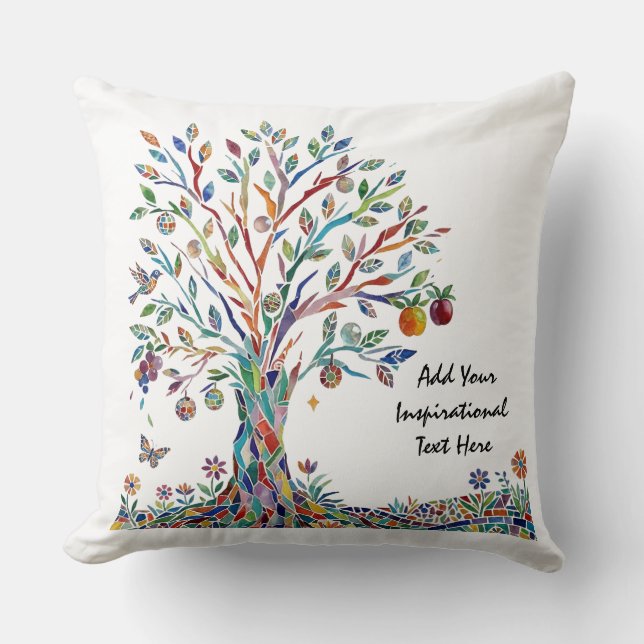  Chic elegant simple modern create your own   Throw Pillow (Front)