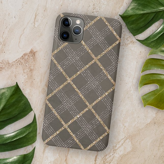 Chic Elegant Stylish Argyle Tartan Plaid Pattern Case-Mate iPhone Case (Creator Uploaded)