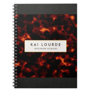Chic Elegant Tortoiseshell Notebook