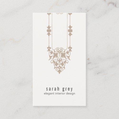 Elegant Vintage Motif Business Card